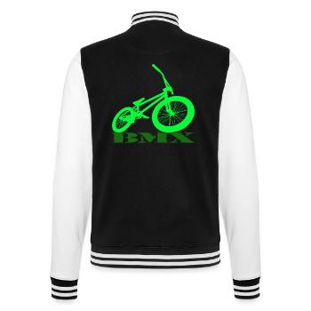 BMX Rad - College-Sweatjacke - Schwarz/Weiß - Hinten - Marisol (170cm)