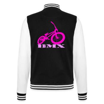 BMX - College Sweat Jacket - black/white - Back - Marisol (170cm)