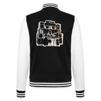 Origines du Dub Reggae Soundsystem - Veste Teddy - noir/blanc - Dos - Marisol (170cm)