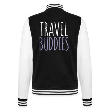 Travelling companion - College Sweat Jacket - black/white - Back - Marisol (170cm)