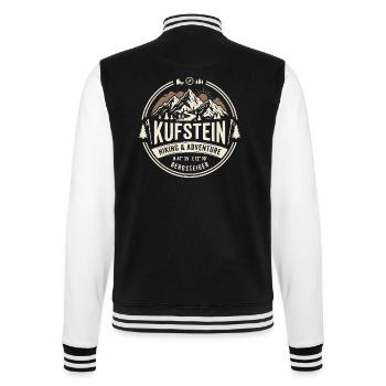 Kufstein Bergsteiger Hiking Adventure Tirol - College-Sweatjacke - Schwarz/Weiß - Hinten - Marisol (170cm)