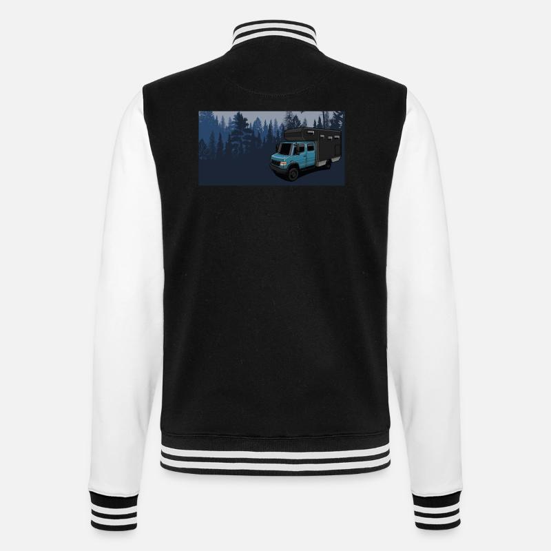 Superstructure de cabine // Extérieur - Veste Teddy - noir/blanc