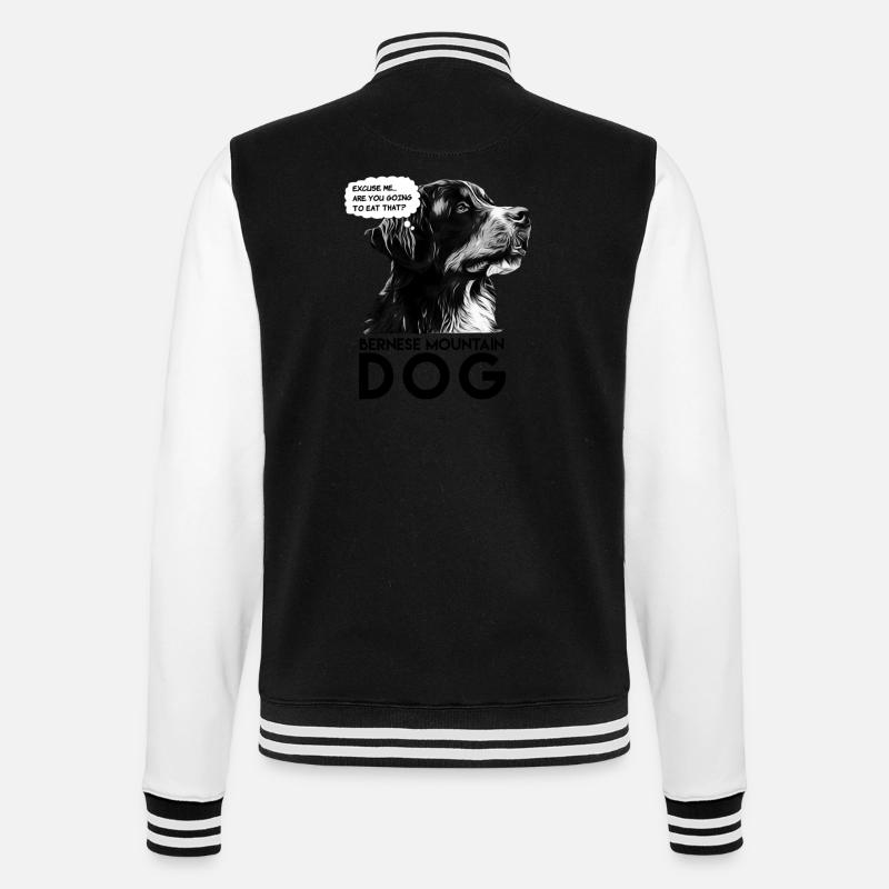 Bouvier bernois - Veste Teddy - noir/blanc