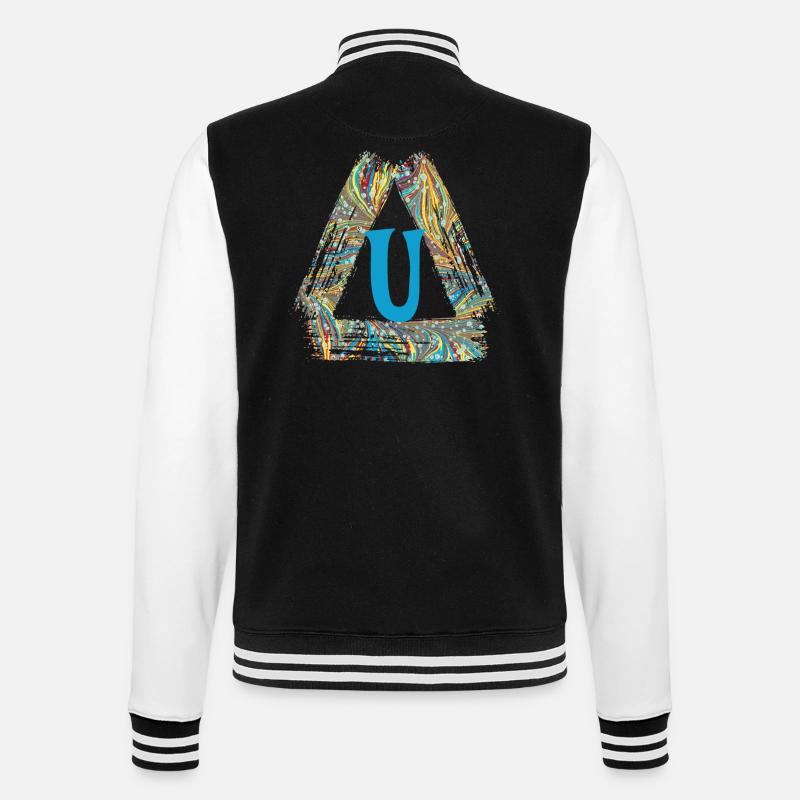 e 201 u - Veste Teddy - noir/blanc
