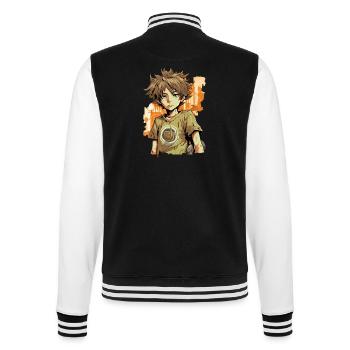 Garçon d’anime - Veste Teddy - noir/blanc - Dos - Marisol (170cm)
