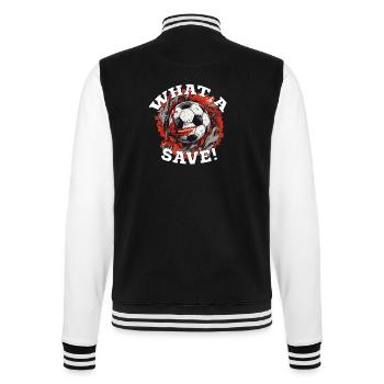 Balle de football - Quelle sauvegarde! - Veste Teddy - noir/blanc - Dos - Marisol (170cm)