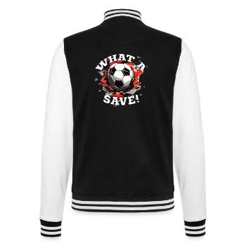 Balle de football - Quelle sauvegarde! - Veste Teddy - noir/blanc - Dos - Marisol (170cm)