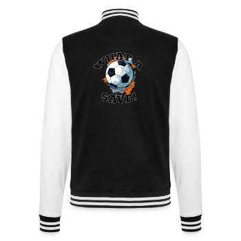 Balle de football - Quelle sauvegarde! - Veste Teddy - noir/blanc - Dos - Marisol (170cm)