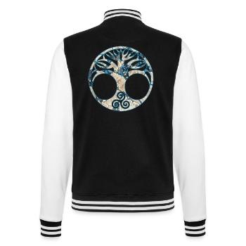 yggdrasil e 242 - College-Sweatjacke - Schwarz/Weiß - Hinten - Marisol (170cm)