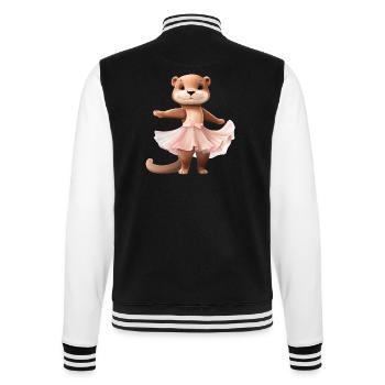 Danseuse du Ballet de la Ballerine Loutre - Veste Teddy - noir/blanc - Dos - Marisol (170cm)