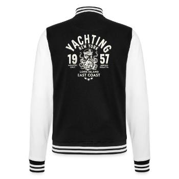 Yachting New York Long island - Veste Teddy - noir/blanc - Dos - Marisol (170cm)