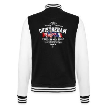 Ouistreham Normandy 80th anniversary 1 - Veste Teddy - noir/blanc - Dos - Marisol (170cm)
