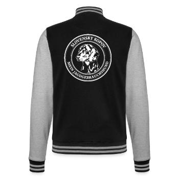Slovensky Kopov Jagdgebrauchshund Jagdhund Hunde - College-Sweatjacke - Schwarz/Grau meliert - Hinten - Marisol (170cm)