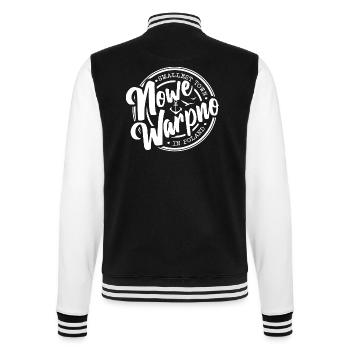 Nowe Warpno (Neuwarp) – Smallest Town in Poland - College-Sweatjacke - Schwarz/Weiß - Hinten - Marisol (170cm)