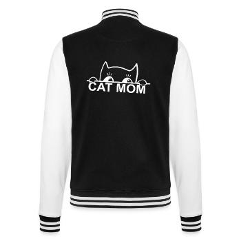 Maman chat - Veste Teddy - noir/blanc - Dos - Marisol (170cm)