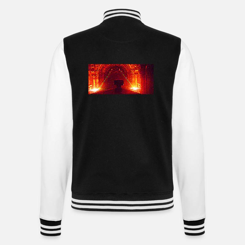 Das Boot aller Gefahren - College-Sweatjacke - Schwarz/Weiß