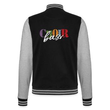 Choir - Bass singer - College Sweat Jacket - black/heather grey - Back - Marisol (170cm)