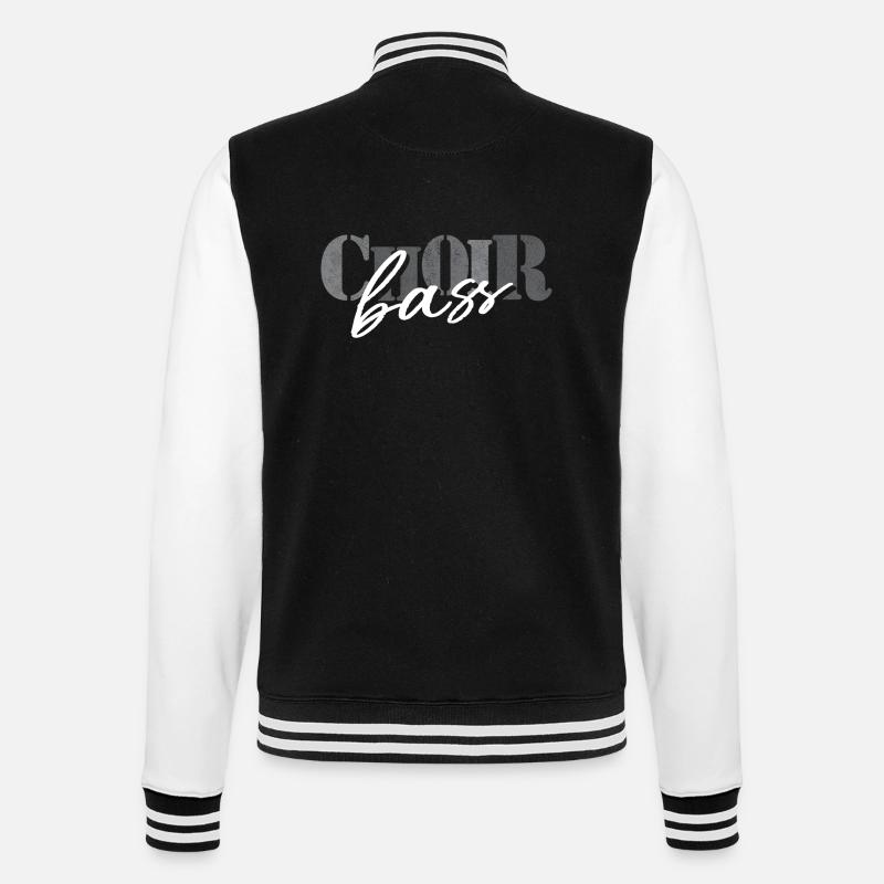 Chorale - Chanteuse basse - Veste Teddy - noir/blanc