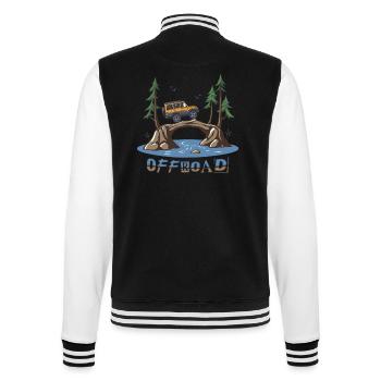 Geländewagen - College-Sweatjacke - Schwarz/Weiß - Hinten - Marisol (170cm)