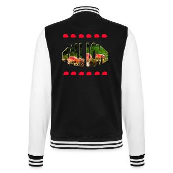herbst 59 - College-Sweatjacke - Schwarz/Weiß - Hinten - Marisol (170cm)