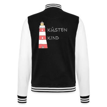 Küsten Kind - College-Sweatjacke - Schwarz/Weiß - Hinten - Marisol (170cm)