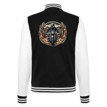 Logo de moto - Veste Teddy - noir/blanc - Dos - Marisol (170cm)