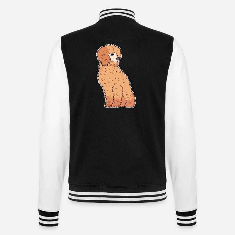Caniche - Veste Teddy - noir/blanc