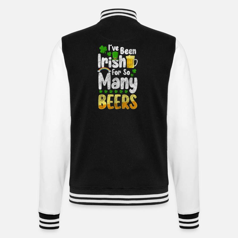 Pub Boire Excursion Alcool - Veste Teddy - noir/blanc