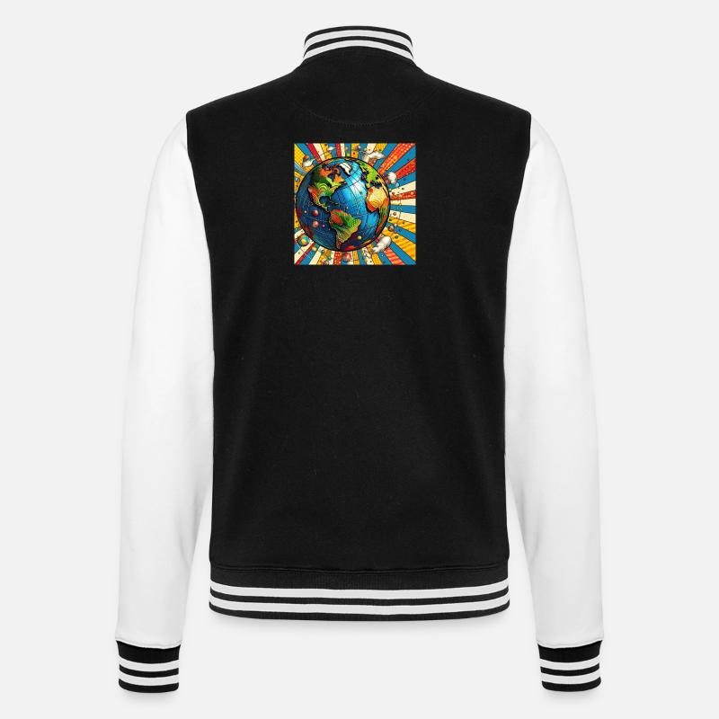 Sphère 3 - Veste Teddy - noir/blanc