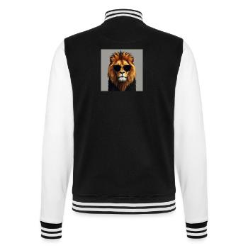 Lion stylé - Veste Teddy - noir/blanc - Dos - Marisol (170cm)