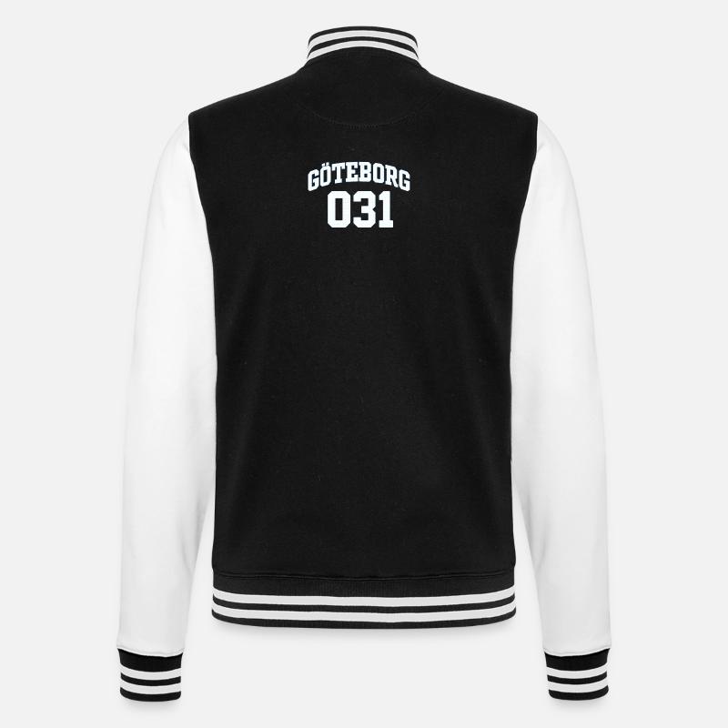 Göteborg, 031 Jersey - Veste Teddy - noir/blanc