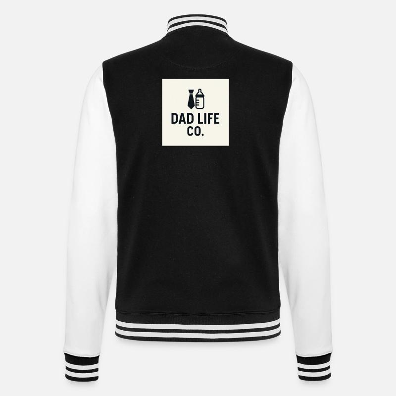 Bouteilles de bureau Dad Life Co - Veste Teddy - noir/blanc