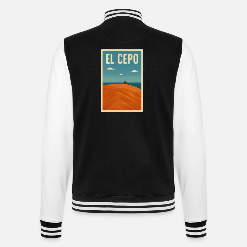 Côte d’El Cepo La Gomera - Veste Teddy - noir/blanc