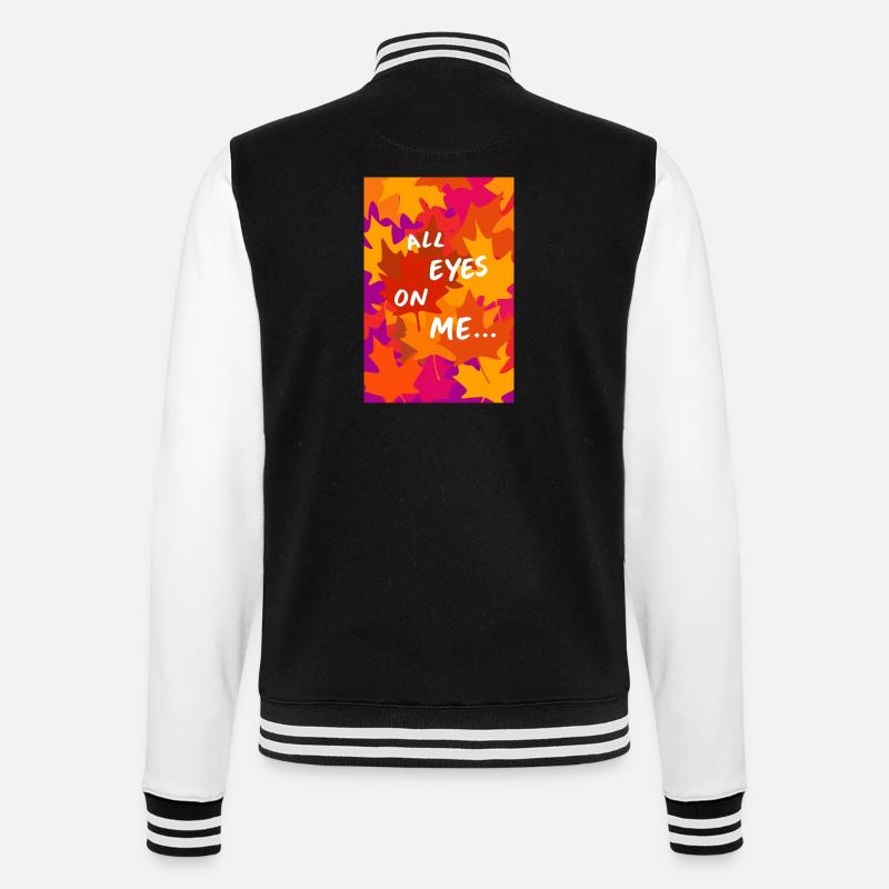 Tous les regards sur moi automne - College Sweat Jacket - black/white
