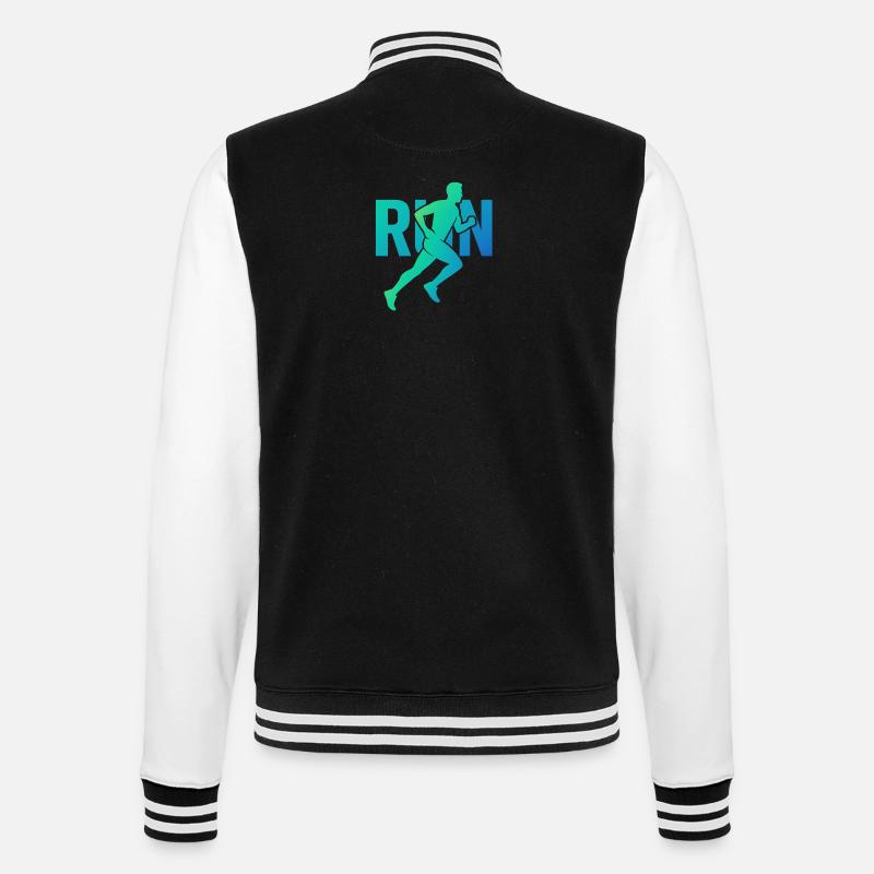 Dynamic Runner RUN - College Sweat Jacket - black/white