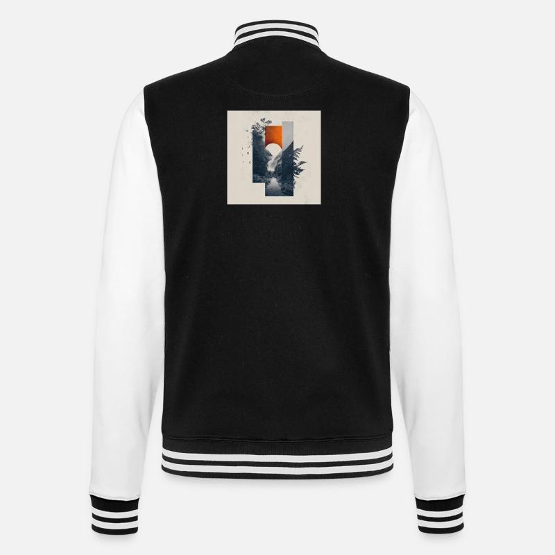 Dans la nature - Veste Teddy - noir/blanc