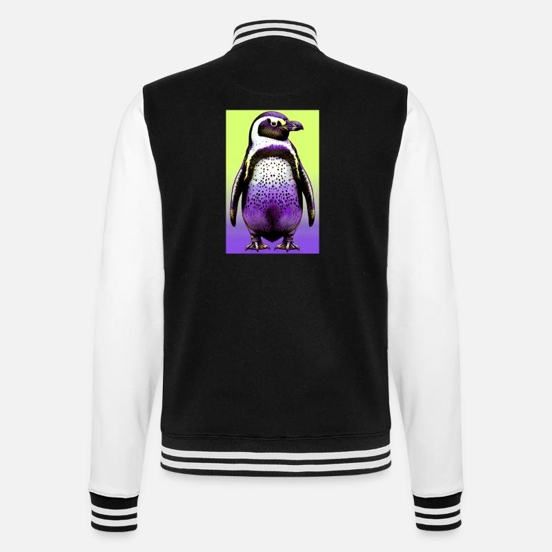 pingouin - Veste Teddy - noir/blanc