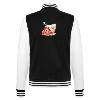 Cancer - College Sweat Jacket - black/white - Back - Marisol (170cm)