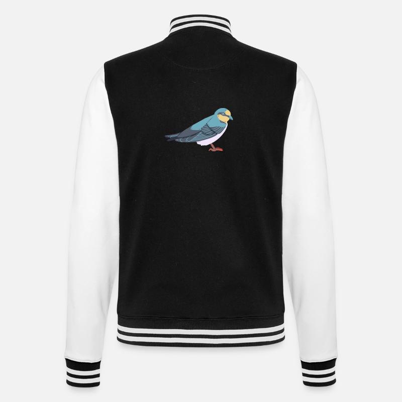 Schwalbe - College-Sweatjacke - Schwarz/Weiß