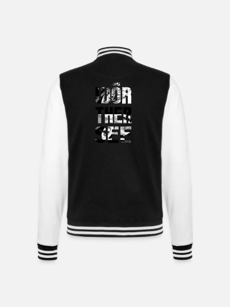 Wörthersee 2015 Kollektion - College-Sweatjacke - Schwarz/Weiß