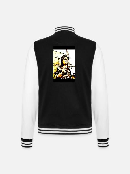 Secret Girl - College-Sweatjacke - Schwarz/Weiß