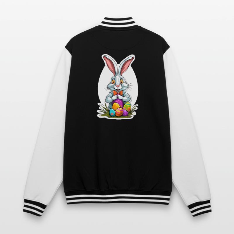 Easter Bunny / Easter / Eggs / Holidays / Easter College Sweat Jacket