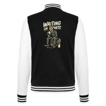 Car mechanic, mechatronics technician, car mechanic - College Sweat Jacket - black/white - Back - Marisol (170cm)