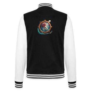 Poisson signe astrologique - Veste Teddy - noir/blanc - Dos - Marisol (170cm)