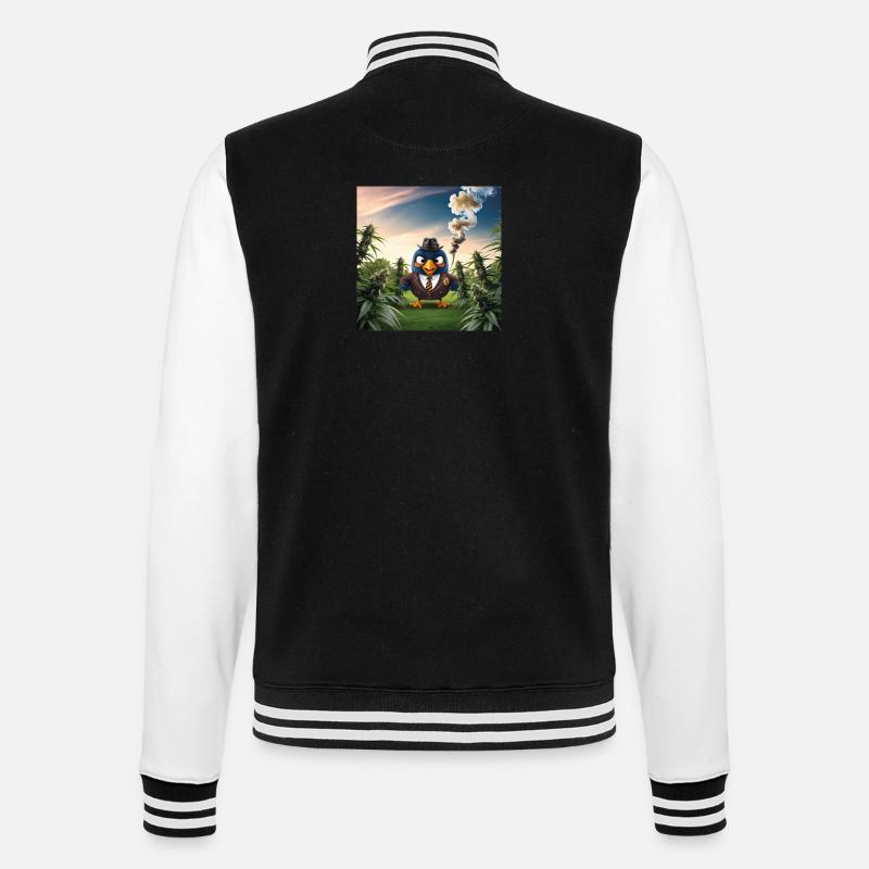 Weed Whisperer - College-Sweatjacke - Schwarz/Weiß