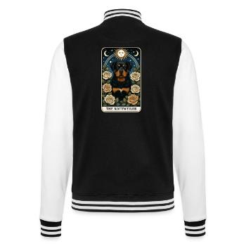 Rottweiler - College-Sweatjacke - Schwarz/Weiß - Hinten - Marisol (170cm)