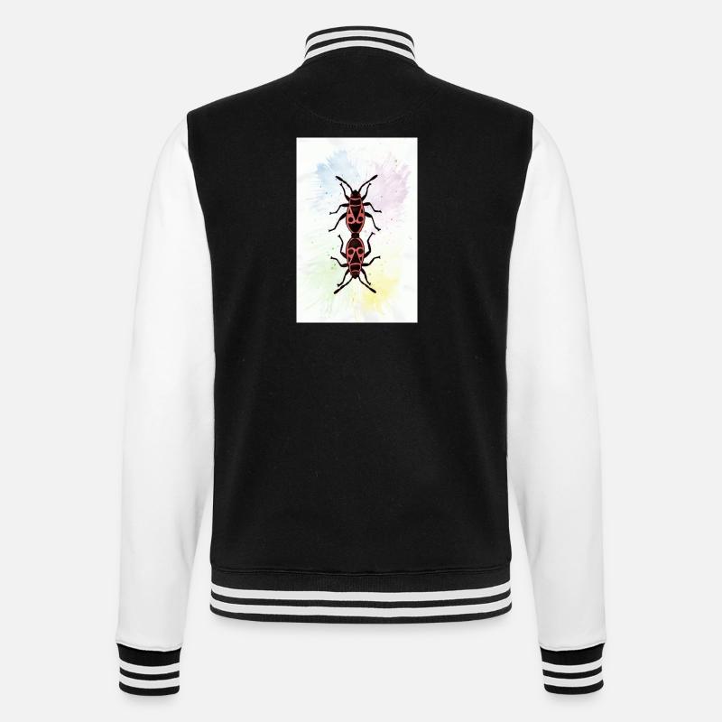 Firebugs - College Sweat Jacket - black/white