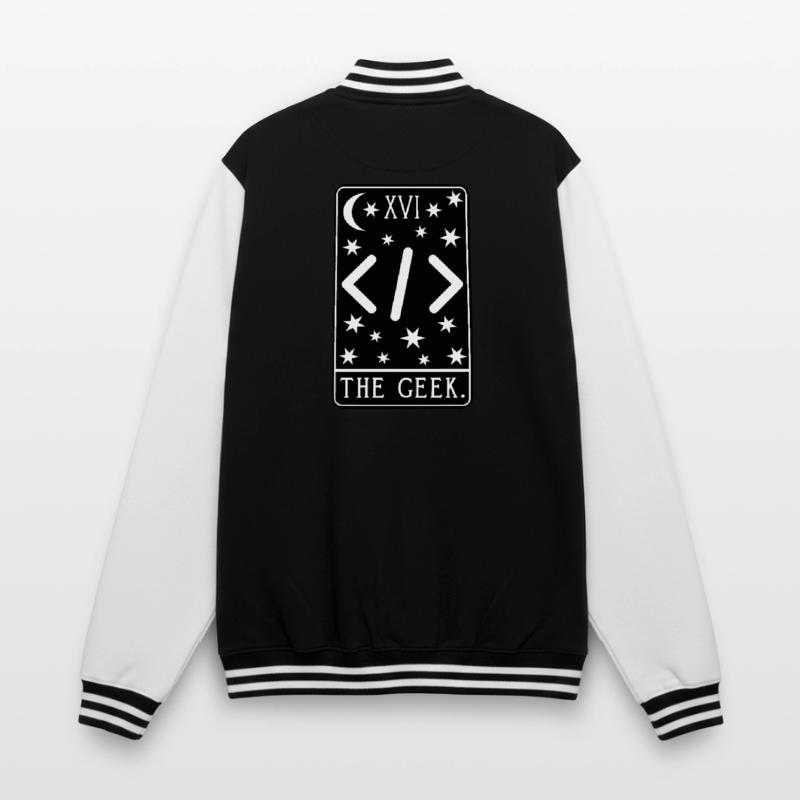 Programmer Tarot Card - Coding Geek Developer Code College Sweat Jacket