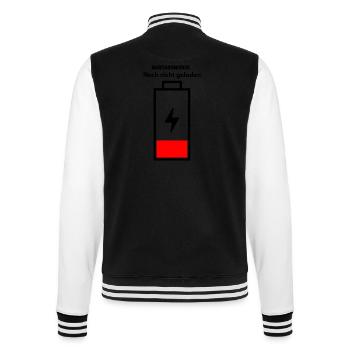 Montagsmodus Noch nicht geladen - College-Sweatjacke - Schwarz/Weiß - Hinten - Marisol (170cm)