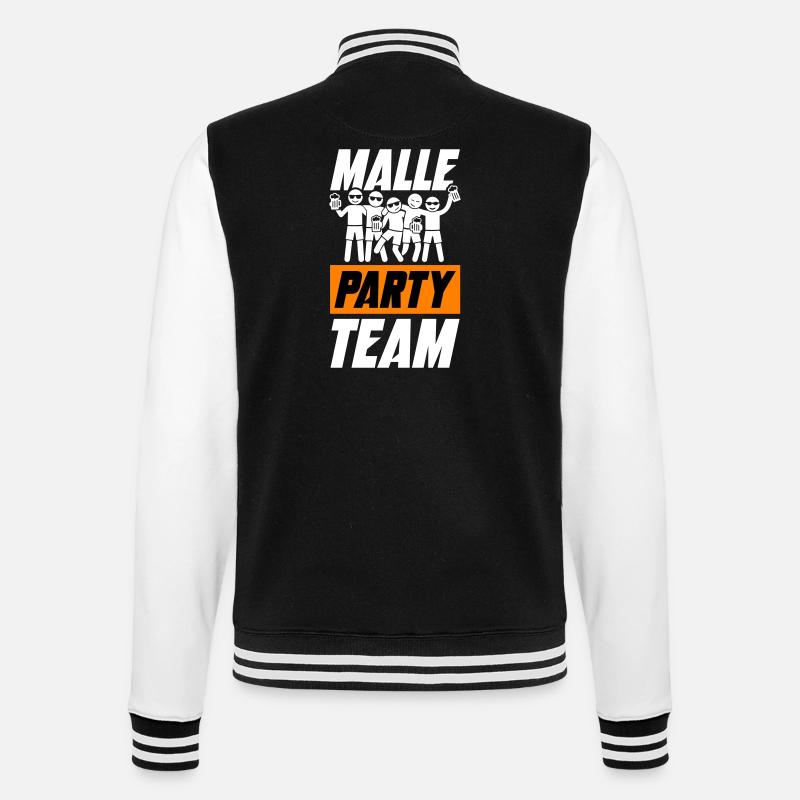 L’équipe Malle Party - Veste Teddy - noir/blanc